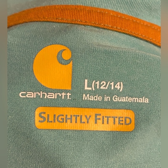 Carhart long sleeve, zip up neck running/work shirt - Picture 4 of 10